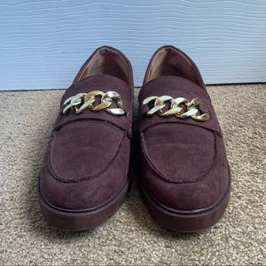 Anne Klein brown loafers